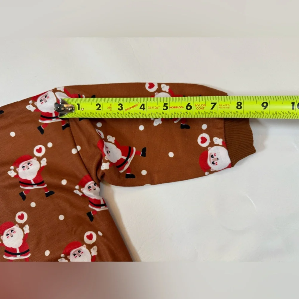 Baby unisex Christmas Romper Snowman Santa Print 12-18 mon (bin R) - Picture 7 of 10